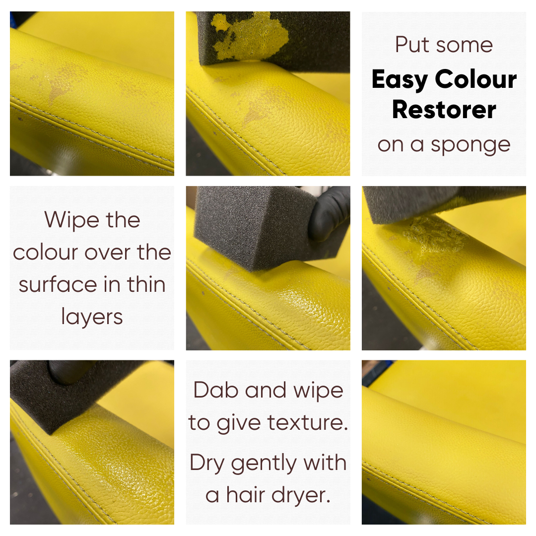 Easy Colour | Kit rénovateur de couleurs pour cuir et vinyle