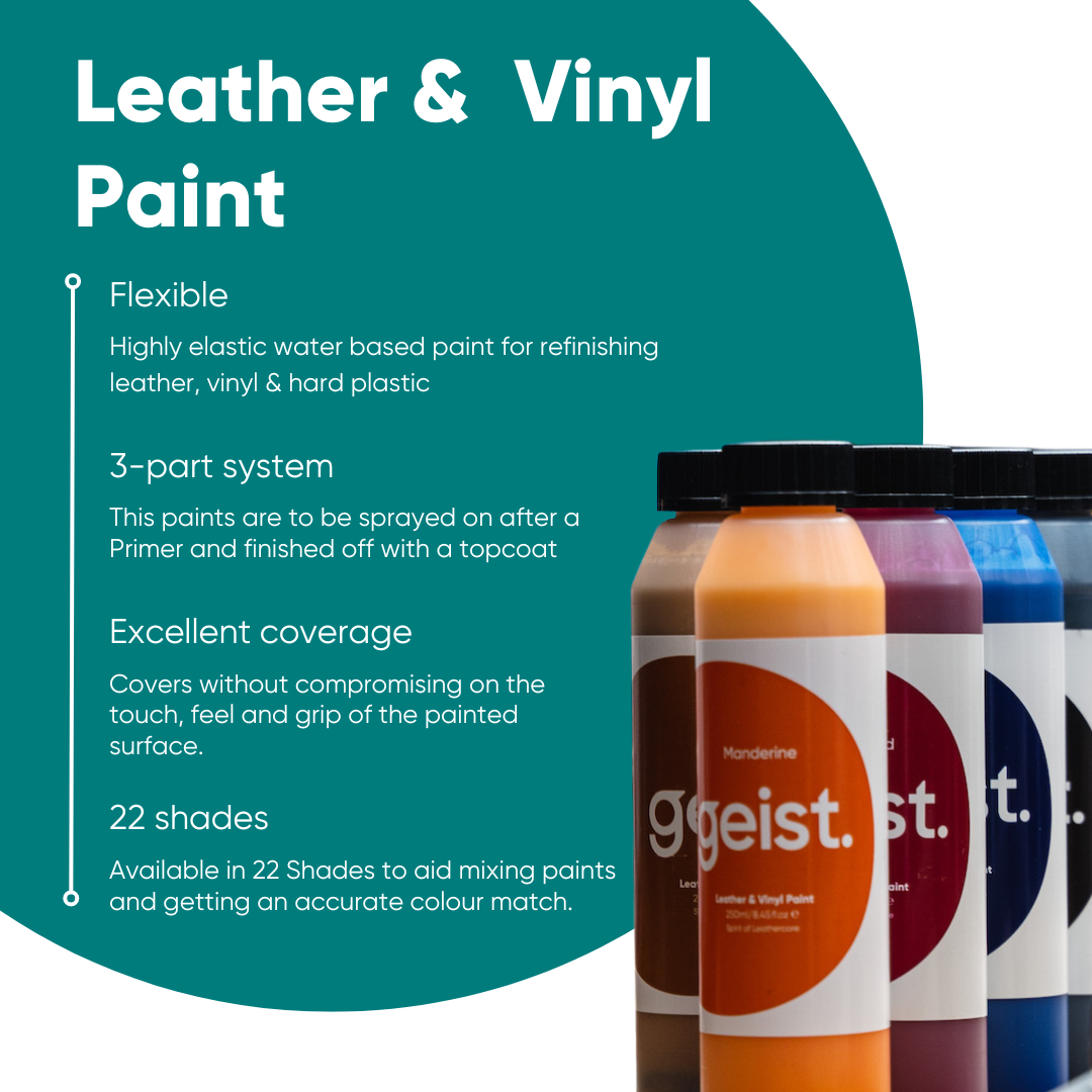 Coloration pour cuir et vinyle